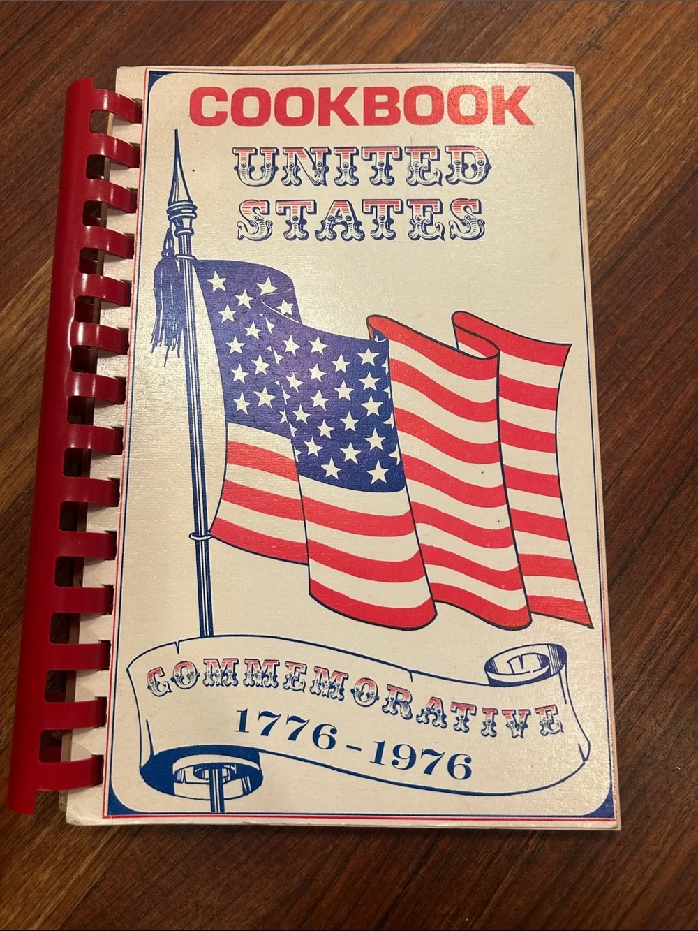 United States Commemorative Cookbook - Red, White & Blue
